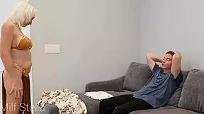 New secretary slut in lingerie proves value sucking boss huge tits bdsm submissive heels