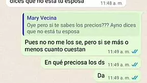 chatting with doña mary she sends naked dancing vids wow