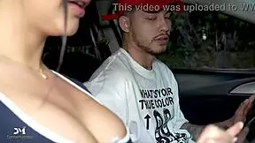 strange wet latina danner mendez and iris rodriguez beg for raw outdoor creampie no condom ripping clothes for rough pussy pounding