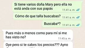 chatting with doña mary she sends naked dancing vids wow