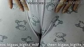 wet latina milf spreads cameltoe before tight pussy anal pounding