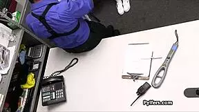 whoops store latina teen caught stealing gets hardcore punished undressing spy cam