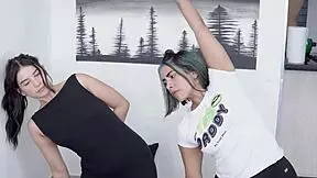 What happens in Yogatantra class with seductive Latina friend Min?