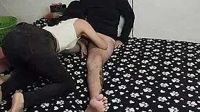 damn latina eats her best friend's entire thick cock!