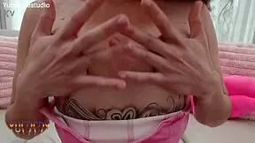 WOW! Cute 18+ Brazilian Bruna Santos fisted hard by Allan Chocolate then DAP DP footjob deepthroat gaping skinny tattoo!