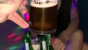 Ever wonder how rough doggystyle ends with facial cumshot in VIP club?