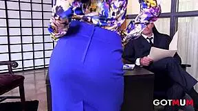 Milf secretary, crave foot fetish play with boss's big cock now?