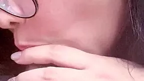 😏 cute student babe sucks cock outdoor then squirts wild!