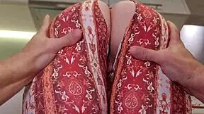 my hot cleaner lady in leggings takes my tip deep no complaints just pure kitchen pounding 😏🍑