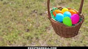 hey check out this petite teen taking a massive facial