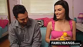 hey flirty babysitter fiona frost, bend over for brad sterling's last hard fuck!