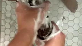 Step-Daughter Sneaks Into Shower With Step-Dad's Huge Cock Pov