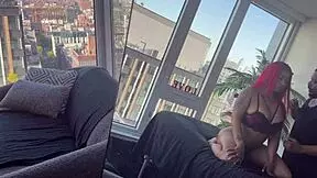 i got surprised by ebony masseuse's big ass worship during massage