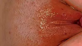 whoa this amateur asian wife's shaved pink pussy looks so wet 228 days post-virginity loss 😏 wanna lick it close up?👅