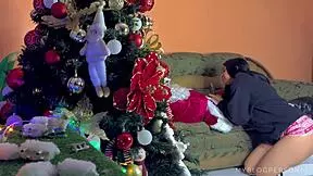 pervy santa gifts bbc pounding deep inside me cummin holiday ohh