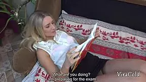 Petite 18yo Blonde's Tight Virgin Pussy Takes First Creampie Pound