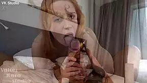 red louboutin gags on leo casanova's monster italian cock deepthroat then big anal gape orgasm