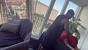 i got surprised by ebony masseuse's big ass worship during massage