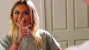 skinny stepsis chloe temple tempts for free room ride