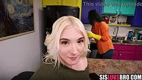 sneaky step bro fucks hot step sis tits and pov handjob taboo