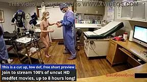 hey nurse stacy, finger that shaved pussy deeper for the exam??