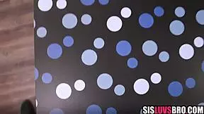 sneaky step bro fucks hot step sis tits and pov handjob taboo