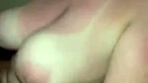 Stepbrother fucks stepsister doggystyle bent over then titty fucks huge ass pov!