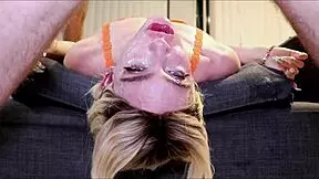 Can this tiny blonde teen handle a rough sloppy facefuck and cum facial?!