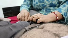 stepsister takes it deep in her mouth right there in the bedroom homemade style