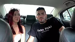 on her last school day the 18-year-old college brunette sara films her wet fingering and monster cock pounding session