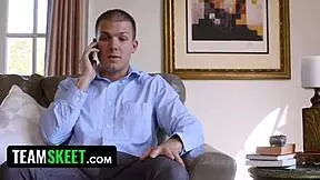 hey, that pervy babysitter got caught slacking and fucked hard by her boss