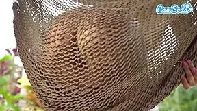 petite teen spreads shaved pussy for bbc then gapes from anal creampie