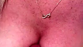 damn this step sis licks balls like a pro then titty fucks and face fucks that monster cock pov