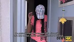 Will this jobless teen fuck for new clothes to pay her debt?