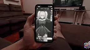 cosplay ani grok amberzinha rides my cock submissive in pov cowgirl moans