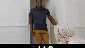 Petite blonde Sia Lust craves punishment from roommate's massive BBC