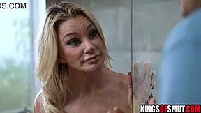 stepmom offers sloppy deepthroat and fuck he just can't say no to