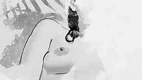 Petite milf poses naturally outdoors stripping for playboy shots