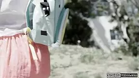 Petite chloe foster only takes anal cuz religious but loves it deep