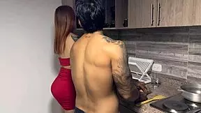 stepmom sneaks fuck with me while stepdad away