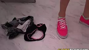 Petite Teen Hannah Hays Craves Gloryhole BBC Interracial Monster Cock