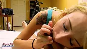 Olyssia Rides and Milks Big Dick into Her Mouth