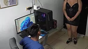 mmm want this delicious latina office blowjob?