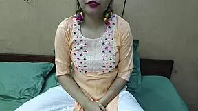 young indian stepmom chats with stepson in homemade video