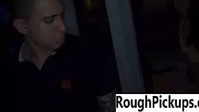 amateur teen picked up for rough bedroom action