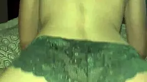 petite tattooed babysitter rides big ass cowgirl in bedroom orgasming hard on homemade webcam