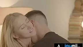 Petite blonde Ivi Rein drops her book for that hard cock ride