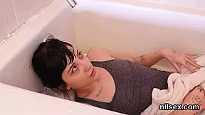 hey check out this peculiar teen getting brutal anal ass licking in bdsm nuthouse therapy