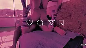 asmr blowjob from my slut stepsister ends with cum gulp pov