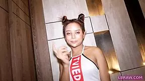 young thai ladyboy diamond bends over for pov doggystyle bareback assfucking